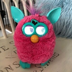 2012 Cotton Candy Furby, Pink Furby, Works well.